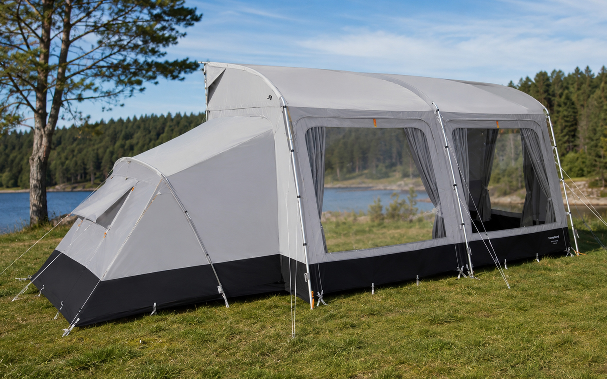 Fortelt-tilbygg med innertelt 220x180 cm Dometic forfra