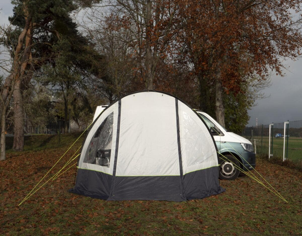 Fortelt Tour Easy Young 2 for campingbuss detalj av stoff og sømmer