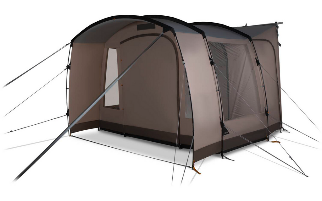 Fortelt Traverse Poled 300x295 cm for van detalj av stoff