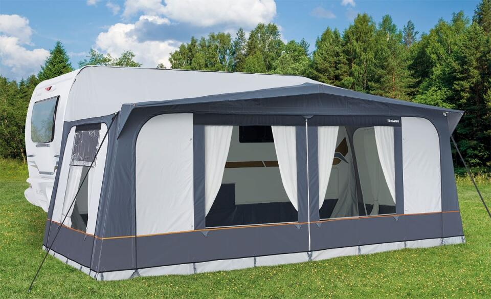 Fortelt Trigano Ocean sesong 250 cm dyp polyester stålstenger forfra