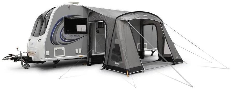 Detalj av stoff på Fortelt Vango Palma 330 touring 240 cm dyp 11,4 kg Cloud Grey
