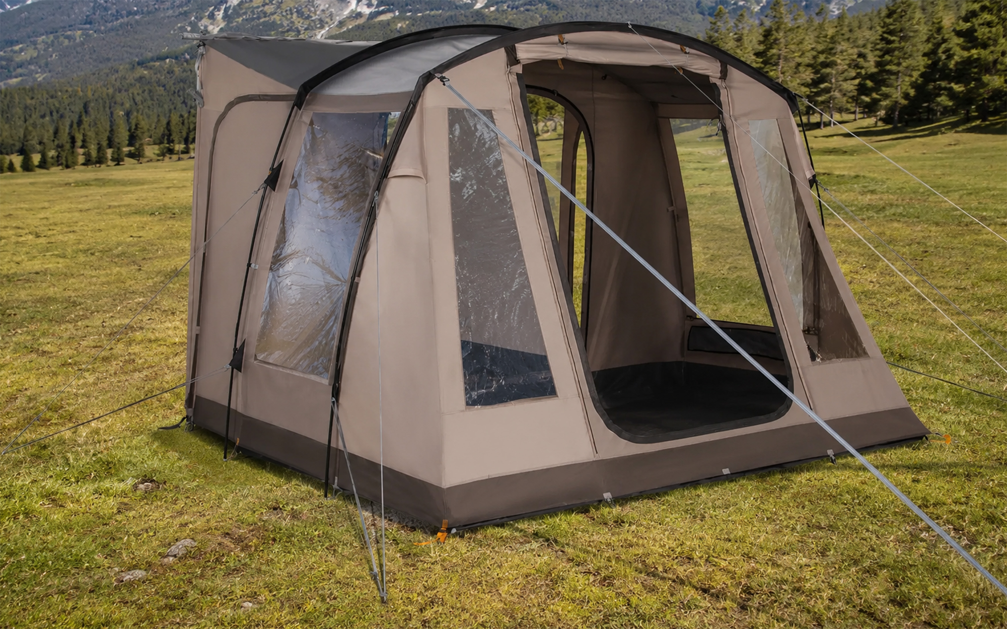 Fortelt Waypoint for van, 4 personer, monteringshøyde 180-210 cm - Kampa forfra