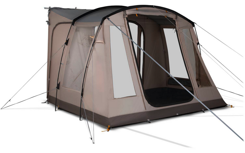 Oversikt over store vinduer på Fortelt Waypoint for van, 4 personer, monteringshøyde 180-210 cm - Kampa