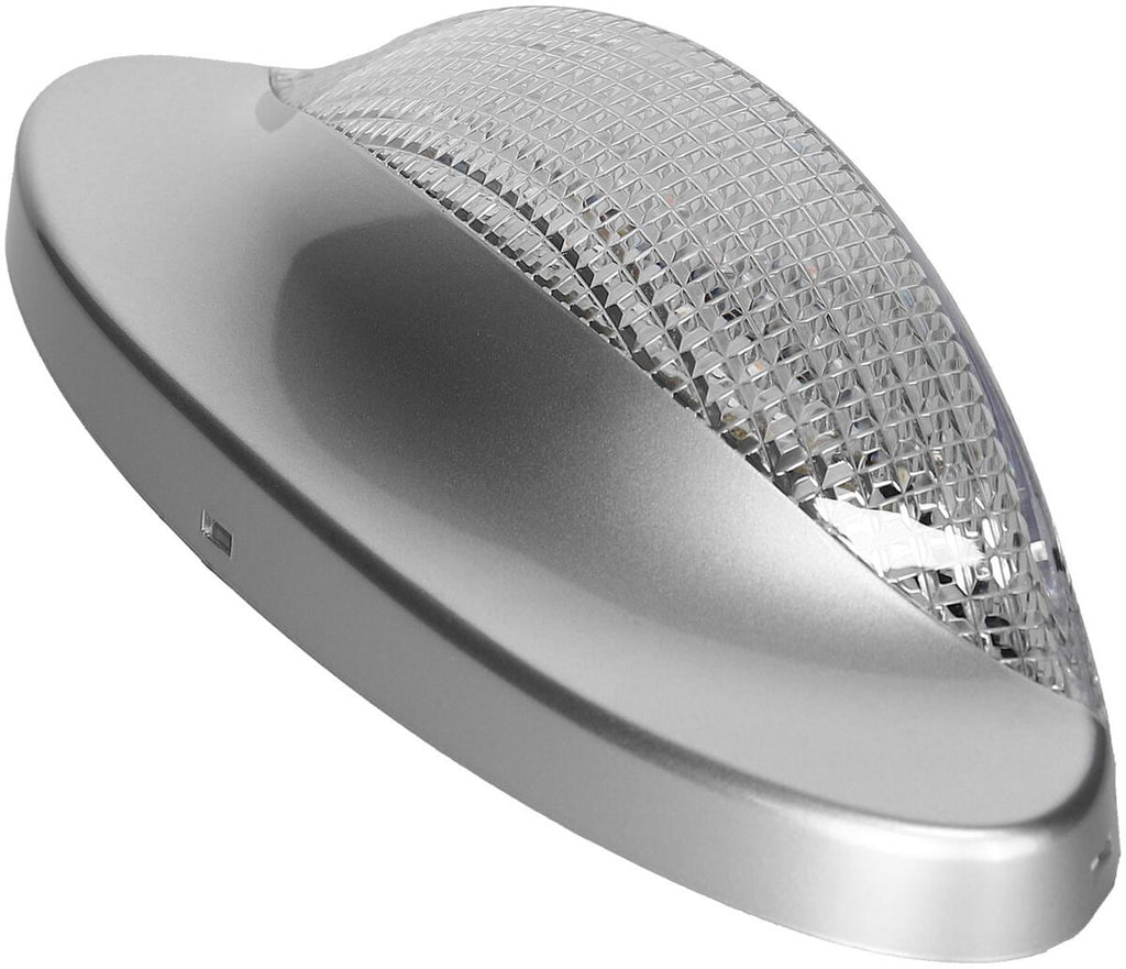 Bakside av Forteltlampe Wave LED 2W 12V vanntett sølv