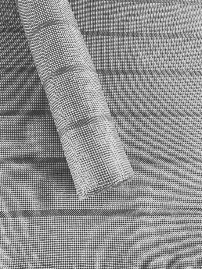 Forteltteppe antrasitt 200x200 cm pustende PP-vev for utendørs bruk