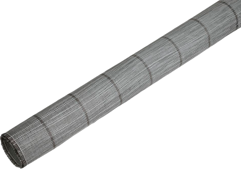 Forteltteppe Exclusiv 250x300 cm grå med bæreveske forfra