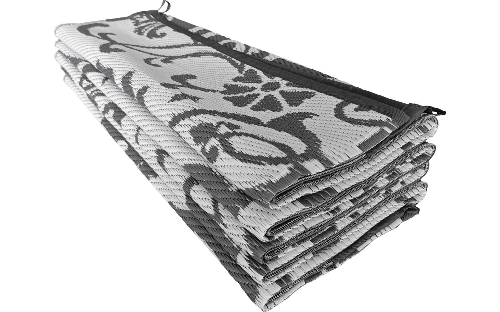 Forteltteppe GreyOrnament 180x250 cm polypropylen materiale
