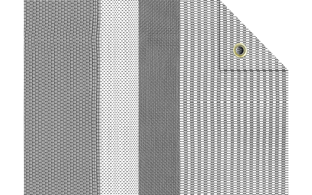 Forteltteppe Kinetic 500 250x300 cm tosidig nærbilde av materiale