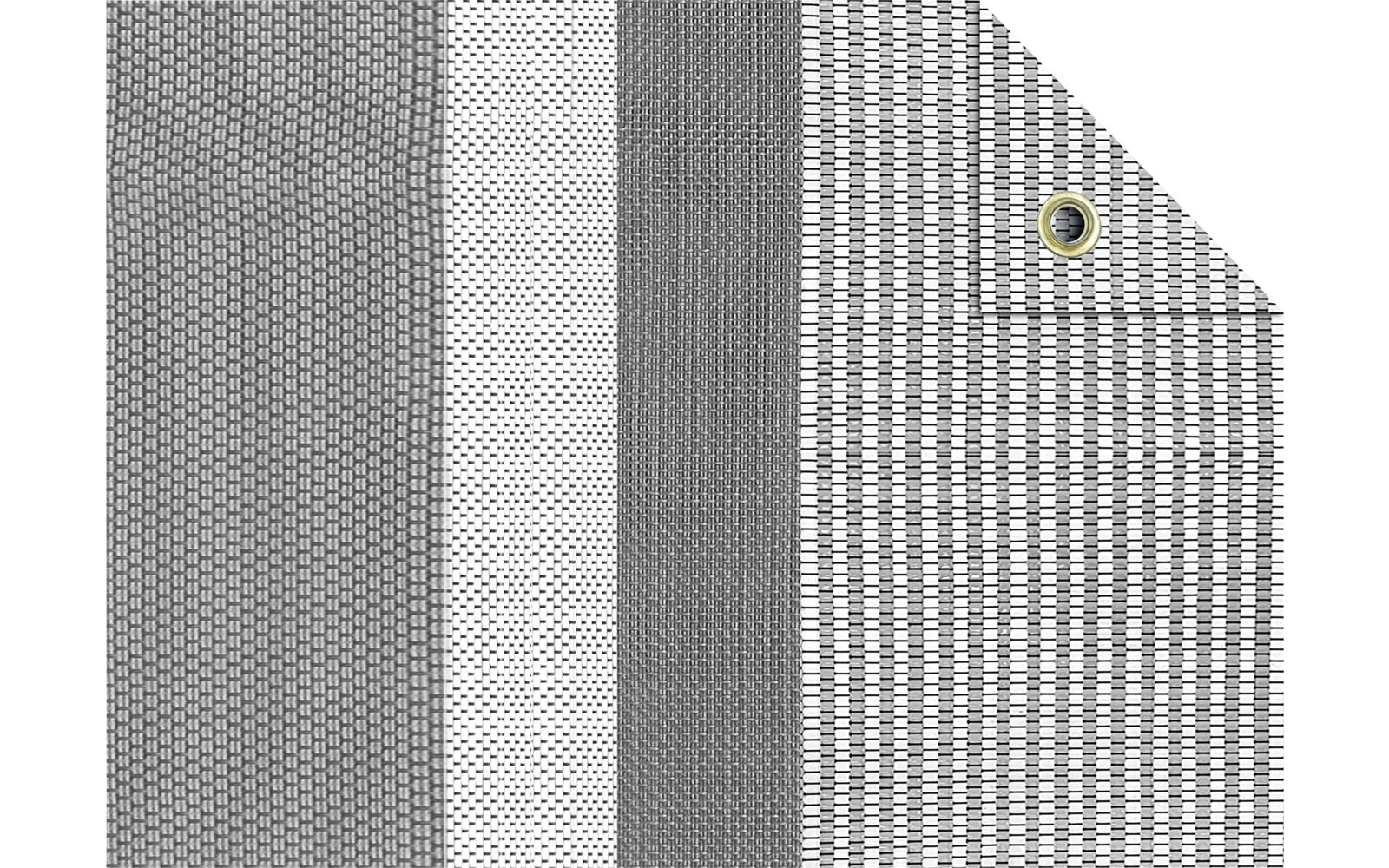 Forteltteppe Kinetic 500 250x300 cm tosidig nærbilde av materiale