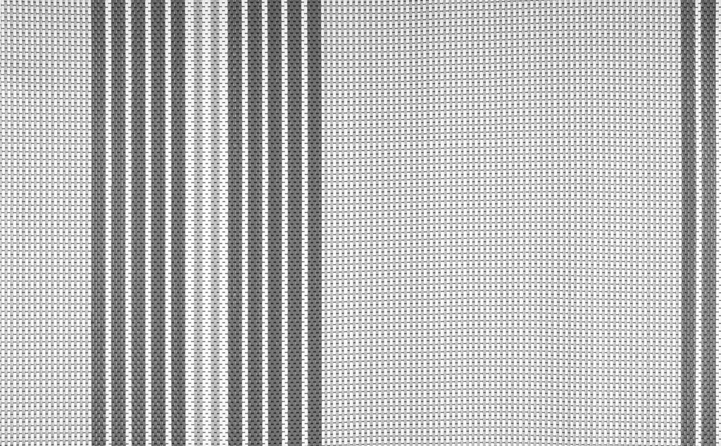 Forteltteppe Kinetic 600 grå 250 x 700 cm forfra