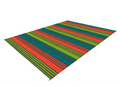 Forteltteppe Stripes 300x250 cm resirkulert polypropylen forfra