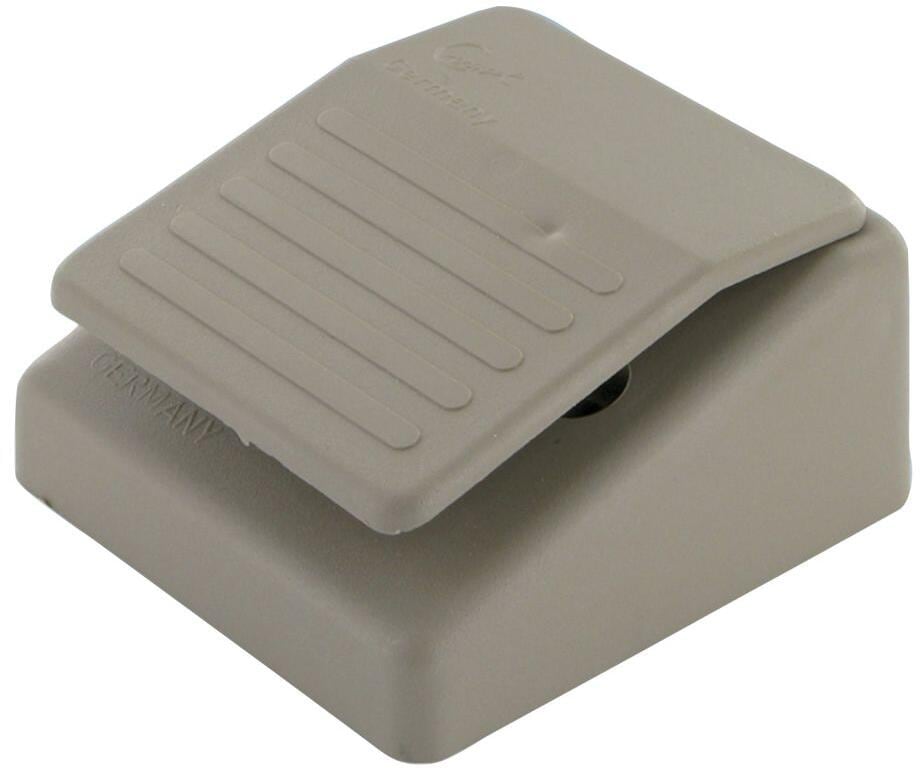 Fotbryter for dykk-vannpumpe 12V i grå farge, 60x45x32 mm