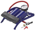 Fotpumpe med manometer maks 7 bar Pro Plus forfra
