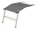 Fotstøtte Fusion 0677 aluminium 47x90 cm antrasitt for campingstol