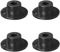 Føtter for bordben og trinn Ø35/Ø78 mm 4-pack Pro Plus forfra