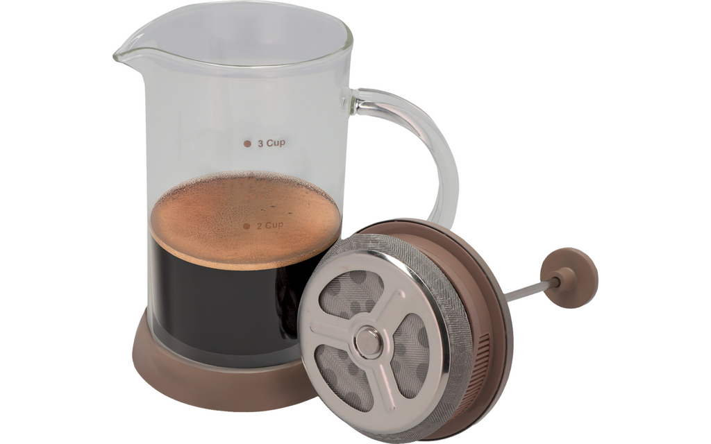 French press kaffebrygger 600 ml bakside grå