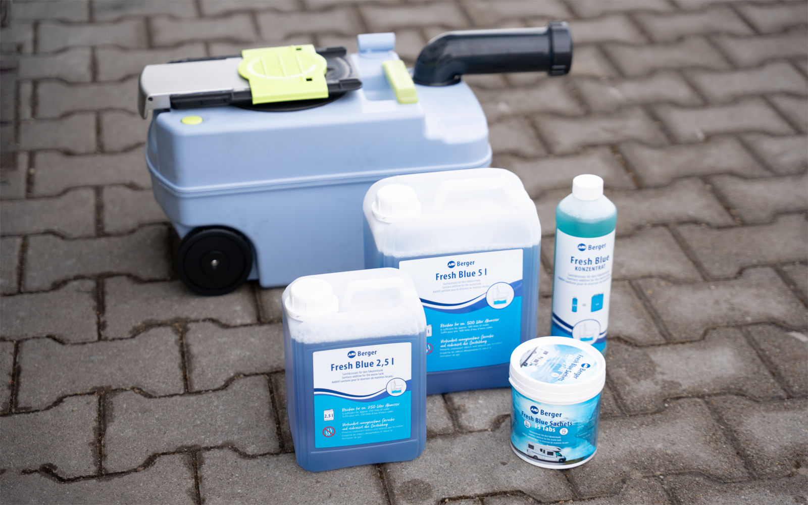 Fresh Blue sanitærvæske for avfallstank 2,5 l emballasje