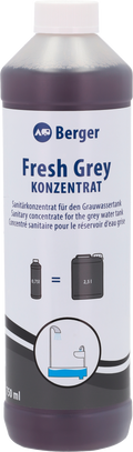 Fresh Grey konsentrat 750 ml gråvannstanktilsetning for bobil forfra
