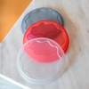 Friskhetslokkesett 3-pk fleksibelt gjenbrukbart transparent bakside