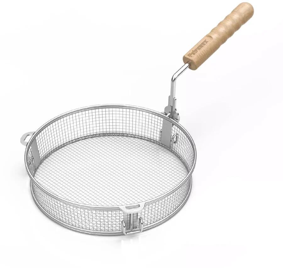 Friteringskurv 2,5 l rustfritt stål - Petromax bakside