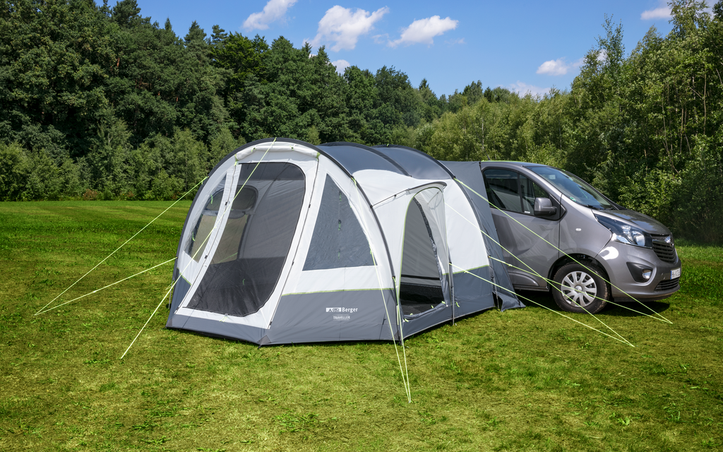 Frittstående bussfortelt Traveller 350x315 cm nærbilde av ramme