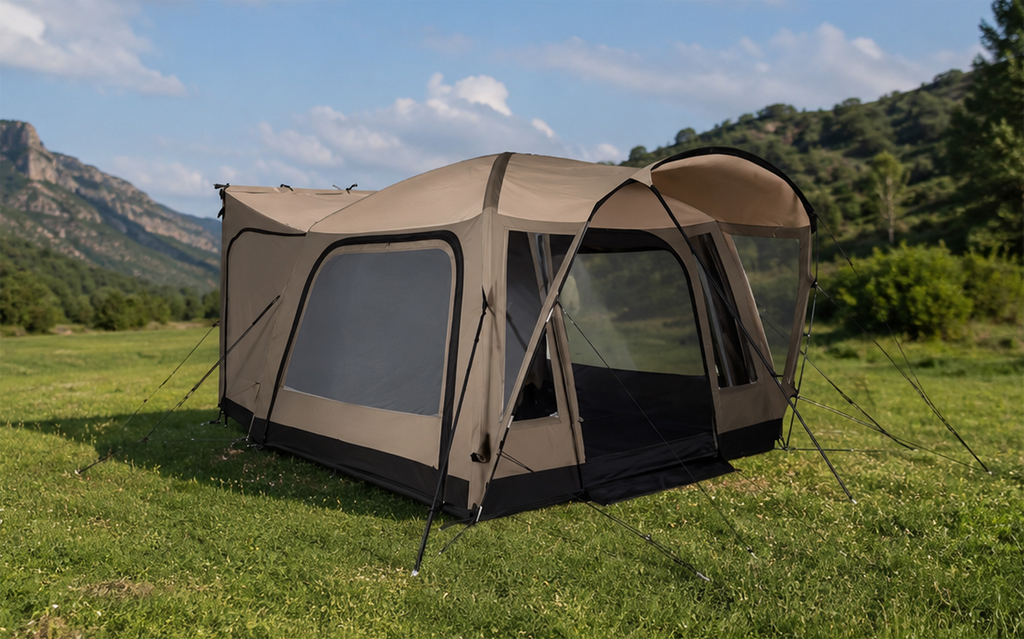 Frittstående oppblåsbart fortelt TC Low 300x300 cm - Kampa forfra