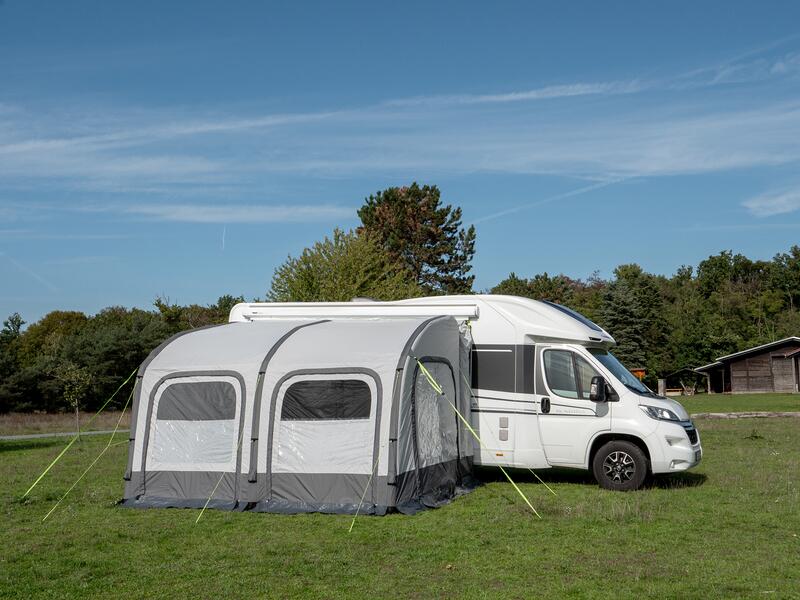 Frittstående oppblåsbart fortelt Tour Ponza 390, 300D Oxford forfra