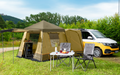 Frittstående SUV-/bussfortelt Cilento Eco resirkulert polyester 330x335 cm forfra