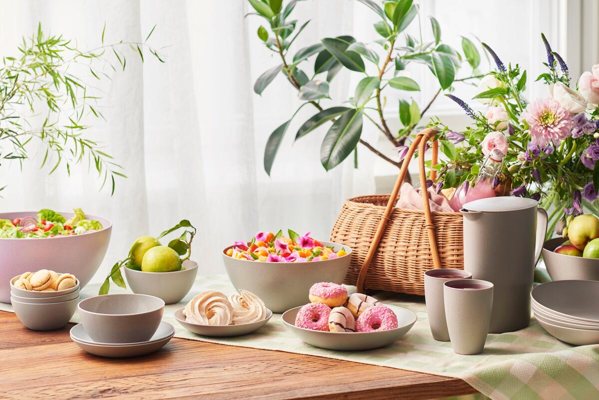 Detalj av Frokostbolle bio 0,4 l BPA-fri Ø13 cm materiale