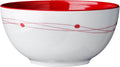 Frokostbolle Cosmic melamin Ø15 cm rød antiskli fra Brunner