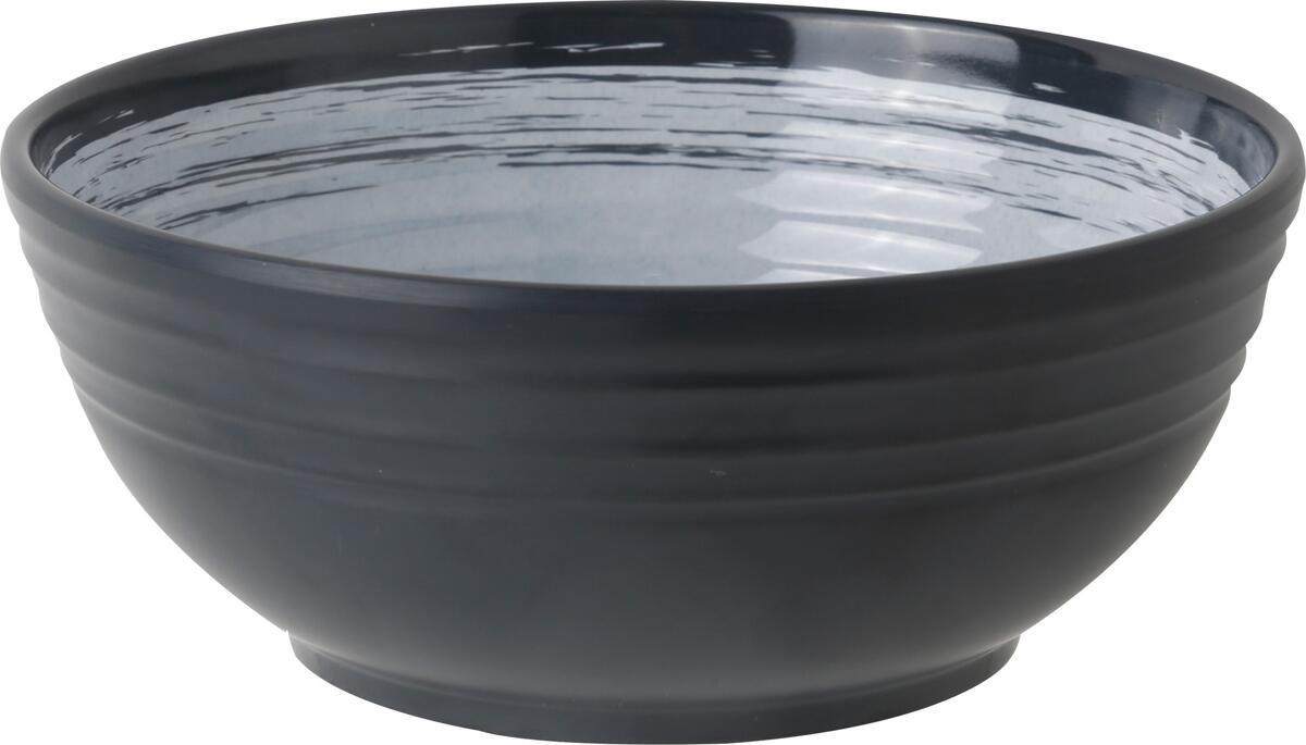 Frokostbolle Granada melamin Ø15 cm svart for campingbruk