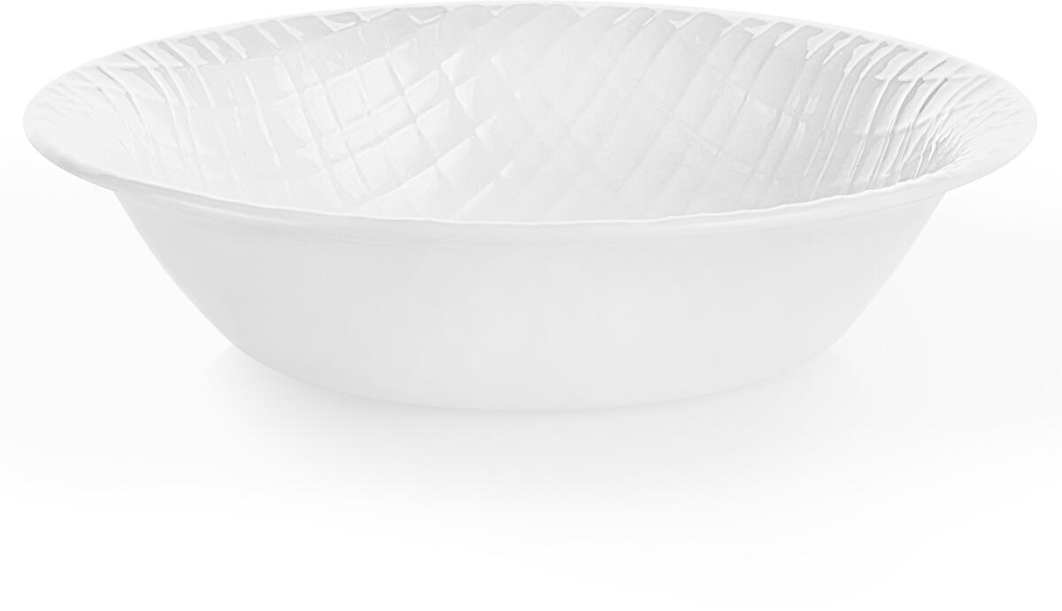 Frokostbolle Linen Weave Vitrelle Ø18,4 cm forfra