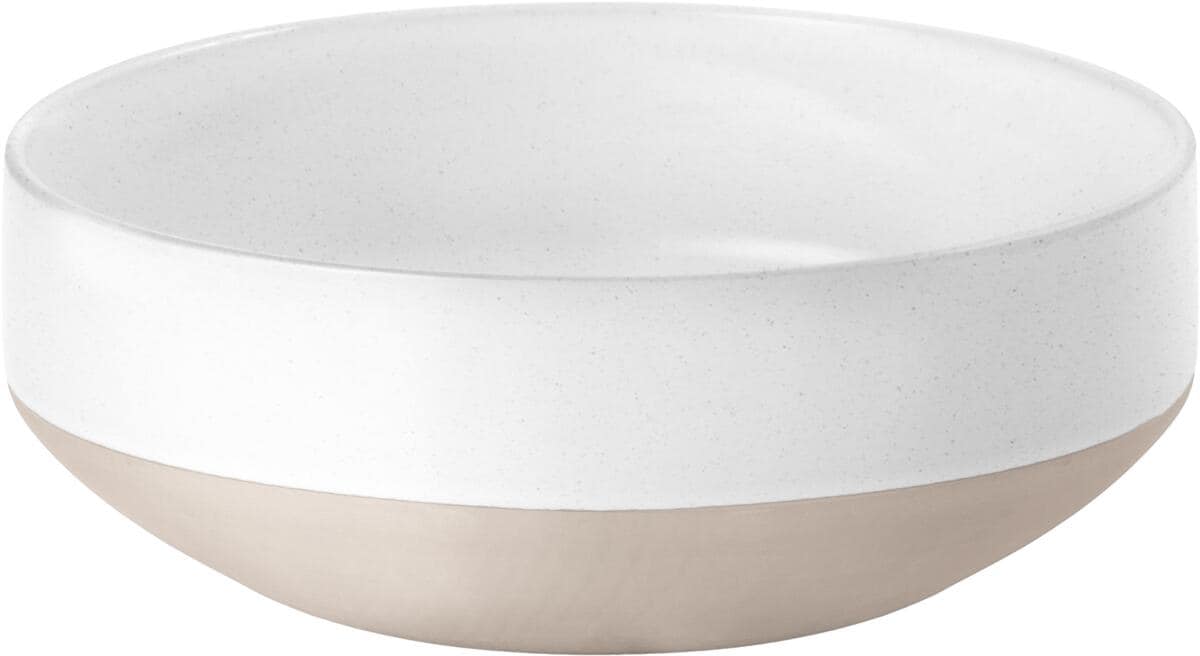 Frokostbolle Odette melamin Ø17 cm hvit detalj av anti-skli bunn