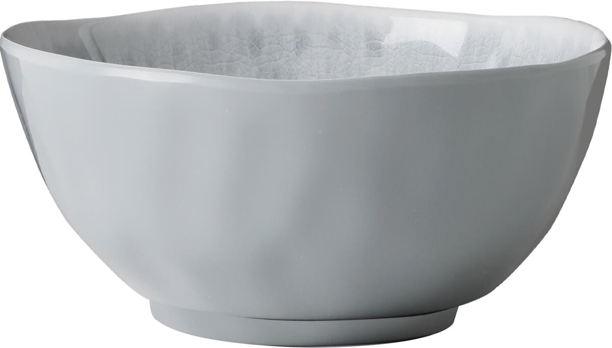 Frokostbolle Pearl melamin Ø15 cm hvit for campingbruk
