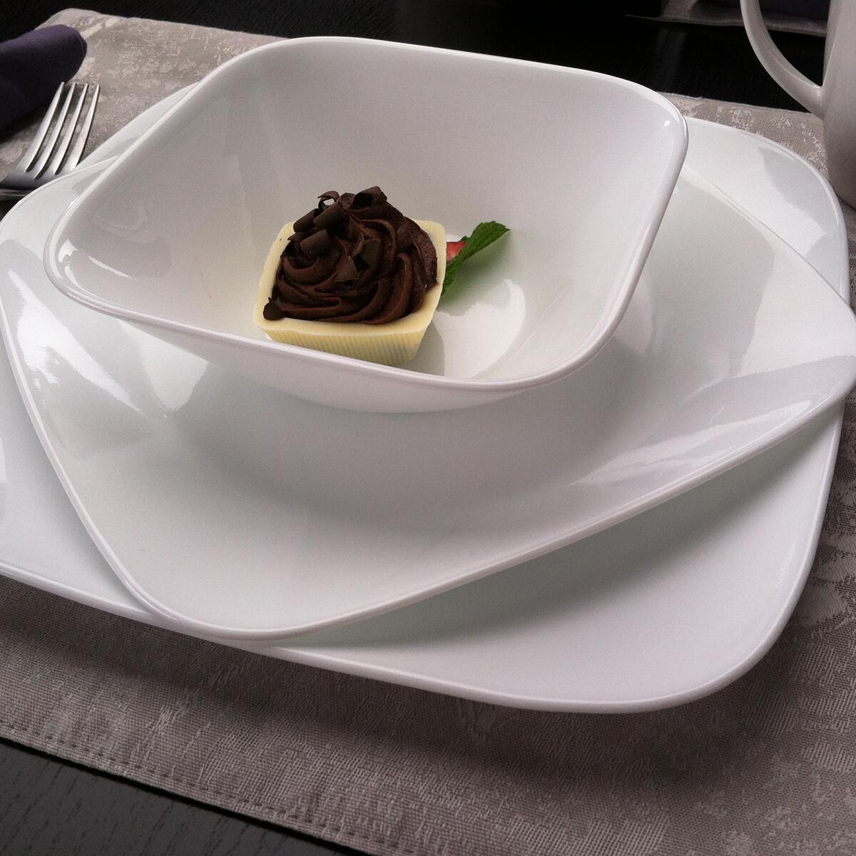 Frokostbolle Pure White Vitrelle Ø16,3 cm montert i kjøkken
