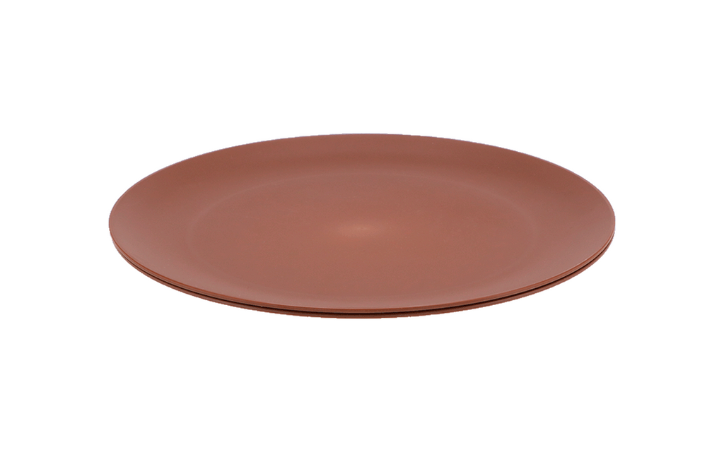 Frokosttallerken Nova 20 cm 2-pk kakao PLA bakside