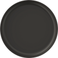 Frokosttallerken Silueta 230 mm Nordic black i PET, forfra