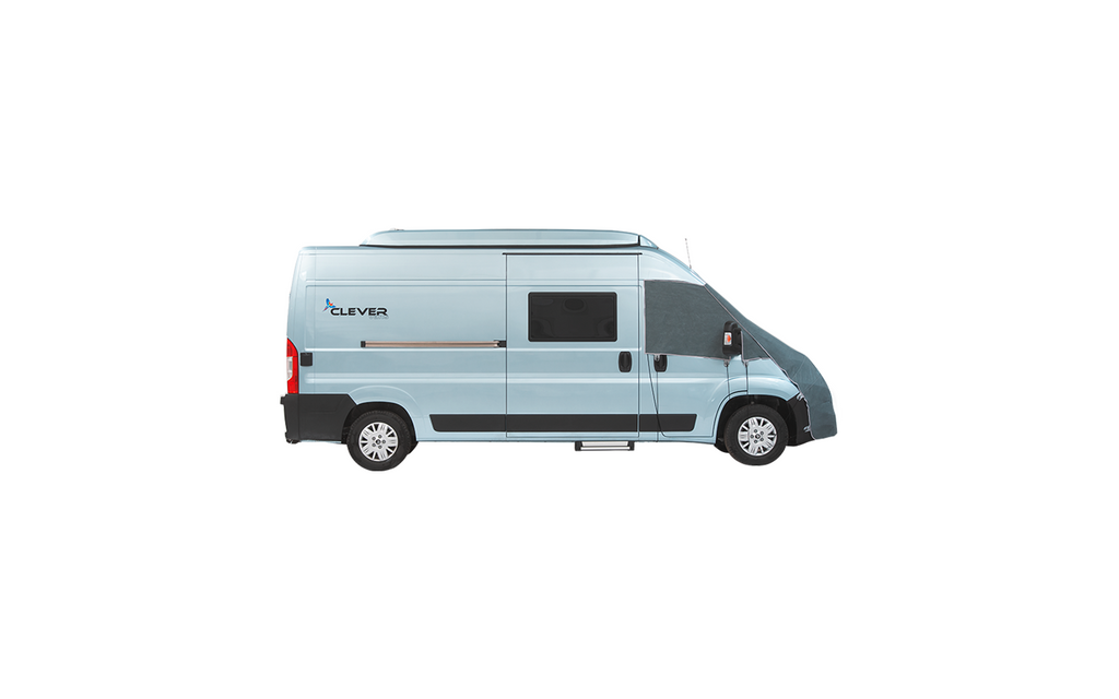 Bakside av Frontbeskyttelsesduk Wintertime for Renault Master 2024+