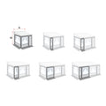 Frontpanel for Privacy Room / Caravanstore ZIP XL F65/F80 - Fiamma grå front