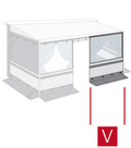 Frontpanel for Privacy Room Light for F45 markiser 125 cm - Fiamma foran
