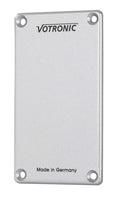 Frontpanelblende S for bordelektrikk 85 x 47 mm - Votronic forfra