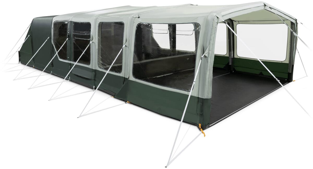 Fronttaksel Rarotonga FTT 601 Canopy 180x440 cm grønn montert på telt