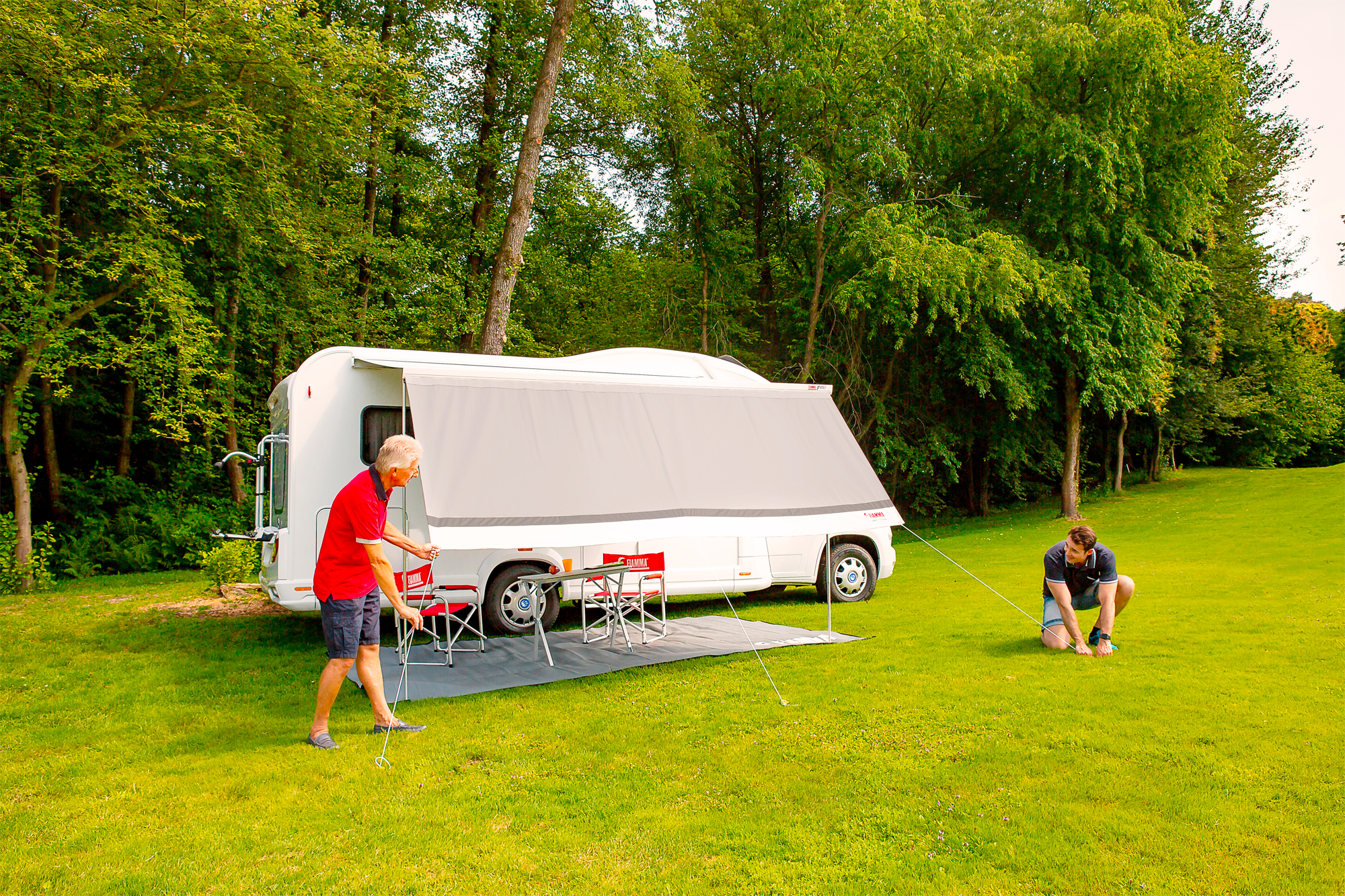 Frontvegg Blocker for markise 250x140 cm frontbilde