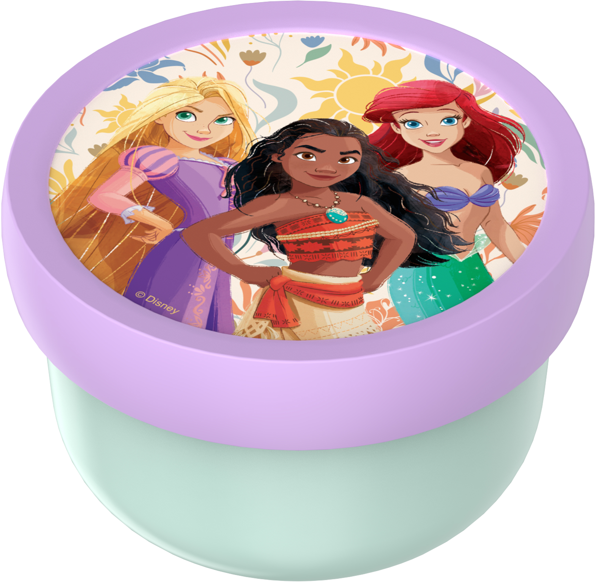 Fruktboks Campus 300 ml med gaffel og lekkasjesikker lukning Princess Power foran