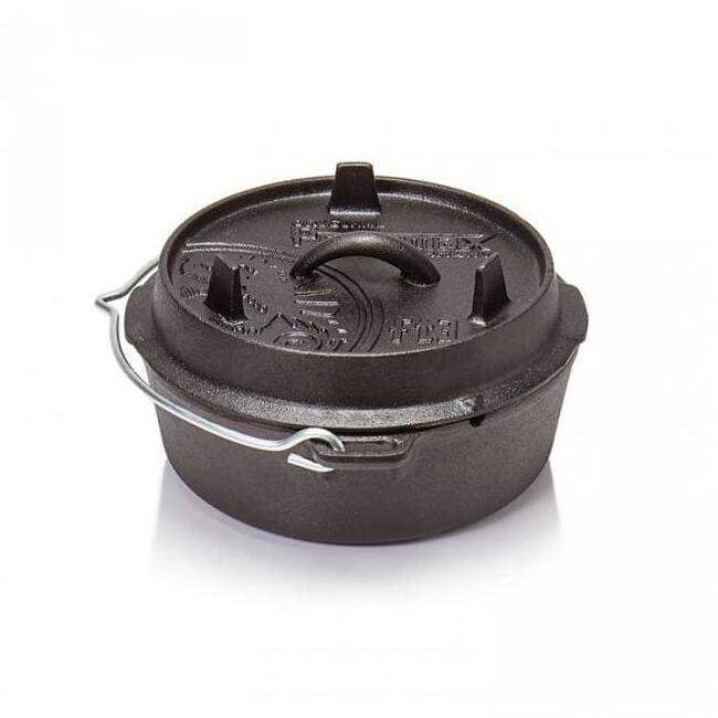 Detalj av håndtak på FT3 dutch oven ildgryte 1,6 l Petromax