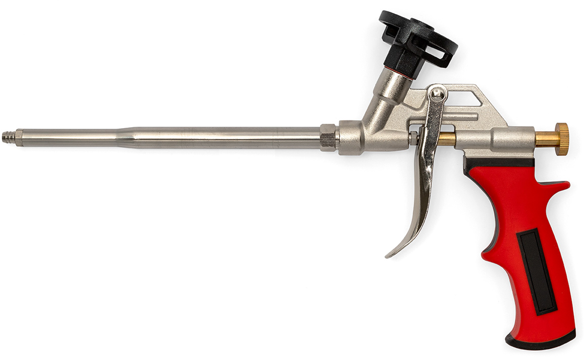 Fugeskumpistol med forkrommet stålhus og teflonmunnstykke - Allcolor for presis dosering
