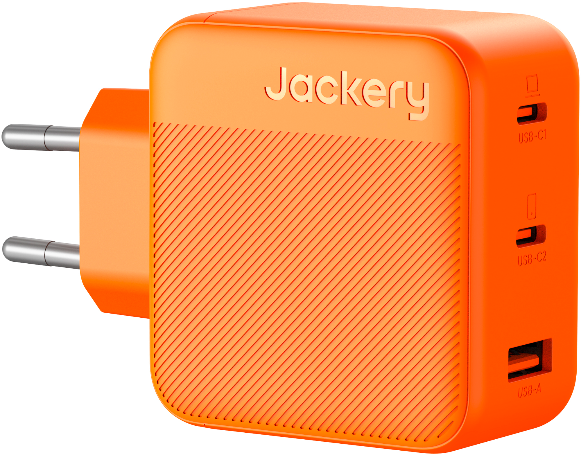 GaN hurtiglader 3-port 100 W USB-C Power Delivery - Jackery forfra