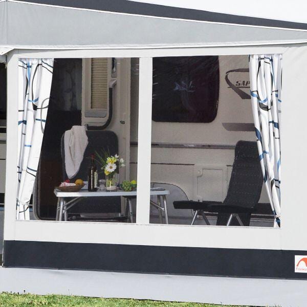 Gardinsett for Stella front- og sidevegger forfra