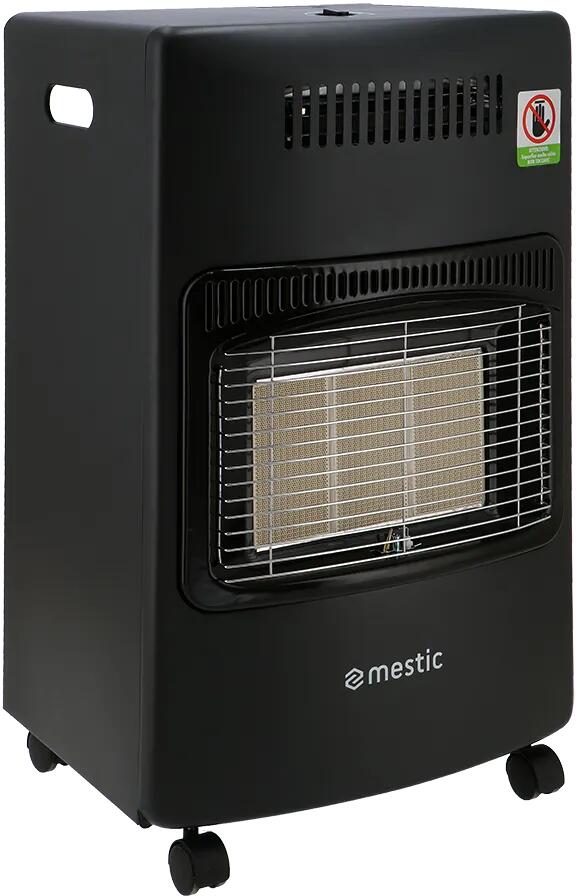 Bakside av gass- og elektrovarmeovn MRK-100T 4,2 kW 30 mbar svart