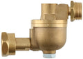 Gassfilter for direkte flaskemontering Shell-tilkobling Prakto forfra
